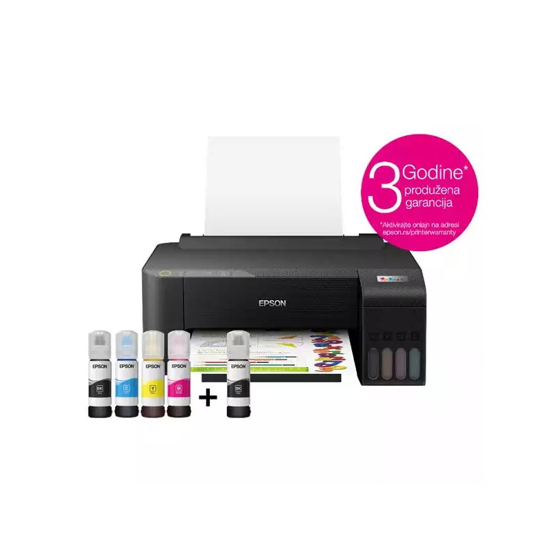 Inkjet štampač Epson ECO Tank L1250 5760x1440dpi/256MB/CB33ppm/COL15ppm/USB/WiFI/Ink 103 u flašici