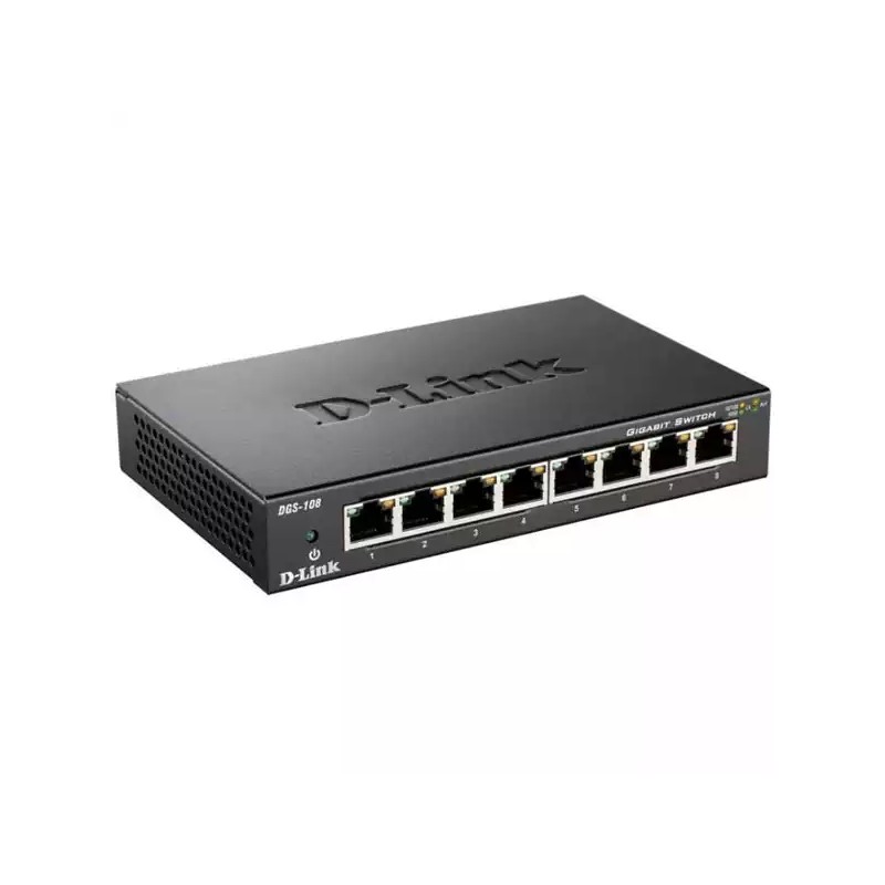 Svič 10/100/1000 8-port D-Link DGS-108