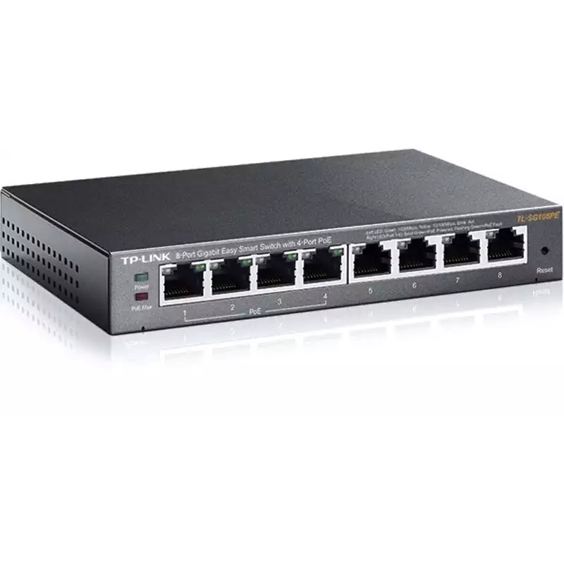 Svič smart 10/100/1000 8-port TP-Link TL-SG108PE/4 PoE