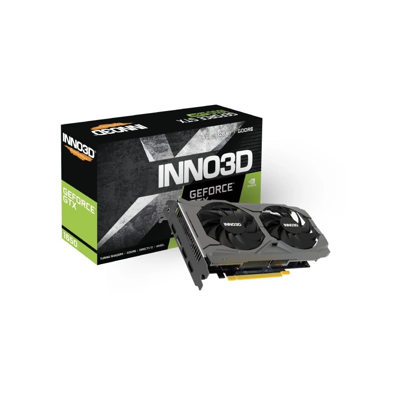 Grafička karta INNO3D GTX GeForce 1650 TWIN X2 OC 4GB GDDR6