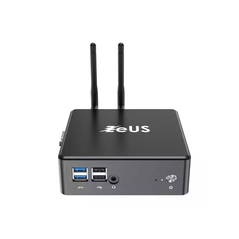 Mini PC Zeus MPI10-i523 Intel i5-1145G7 4C 4.4 GHz/DDR4/LAN/Dual WiFi/BT/HDMI/DP/USB C/ext ANT