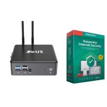 Mini PC Zeus MPI10-i323 Intel i3-1115G4 2C 4.1 GHz/DDR4 8GB/m.2 512GB/LAN/Dual WiFi/BT/Win11Pro+K