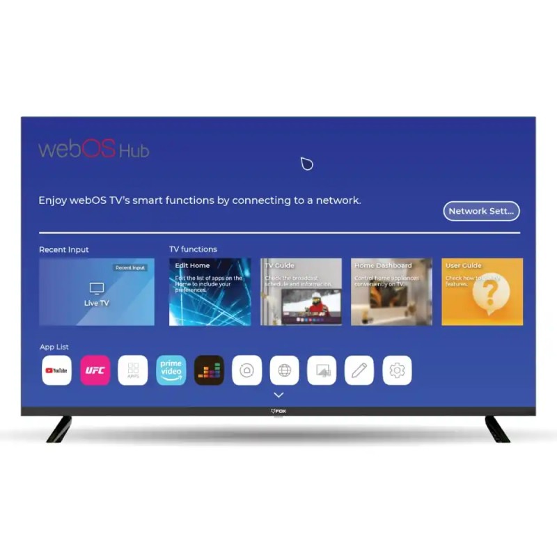 SMART LED TV 43 FOX 43WOS635F 3840x2160/4K/UHD/DVB-T/T2/C/S/S2 webOS