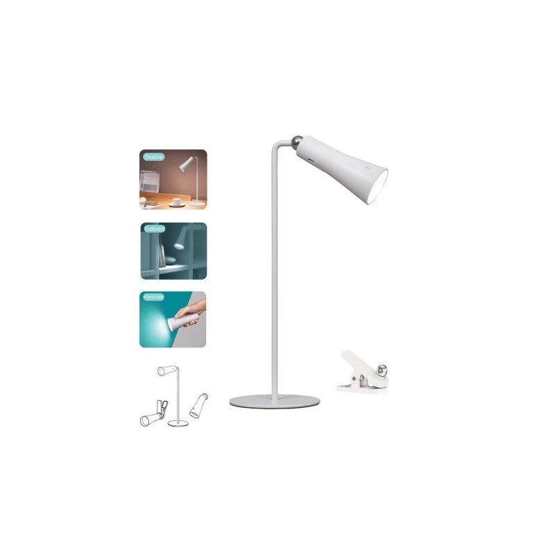 Xled click 3W multifunkcionalna magnet lampa,4u1,300 lum,4000K,3 nivoa osvetljenja,USB punjenje