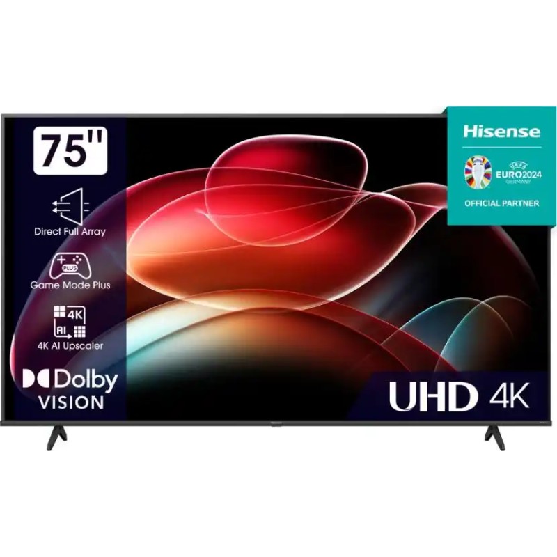 SMART LED TV 75 Hisense 75A6K 3840x2160/UHD/4K/DVB-T2/S/C