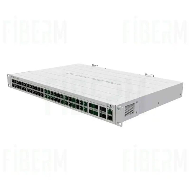 MikroTik svič CRS354-48G-4S+2Q+RM L3 upravljiv svič 48 x 1GbE RJ45 & 4x10GbE SFP+ & 2 x 40GbE QSFP