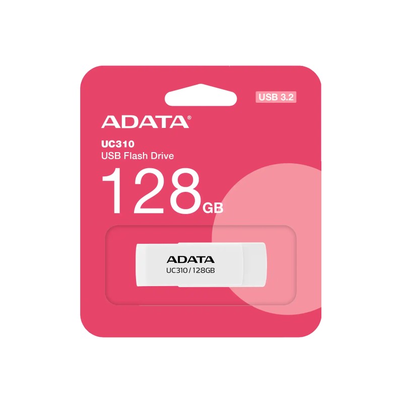 USB Flash 128 GB AData 3.2 UC310-128G-RWH Beli