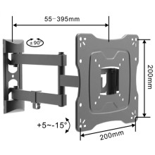 Nosač za TV Linkom 17-42/max vesa 200x200/30kg/zglobni