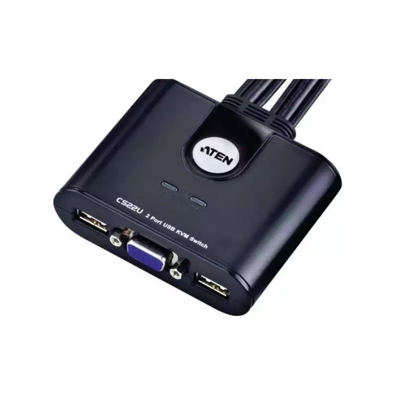 KVM Switch 2p usb Pocket Aten CS22U