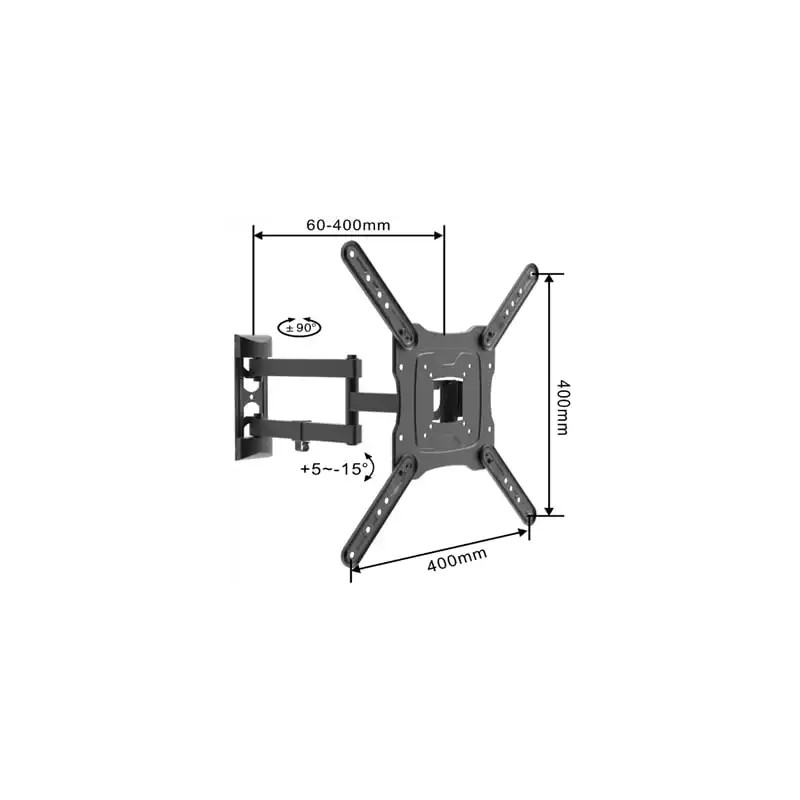 Nosač za TV Linkom 17-55/max vesa 400x400/30kg/zglobni