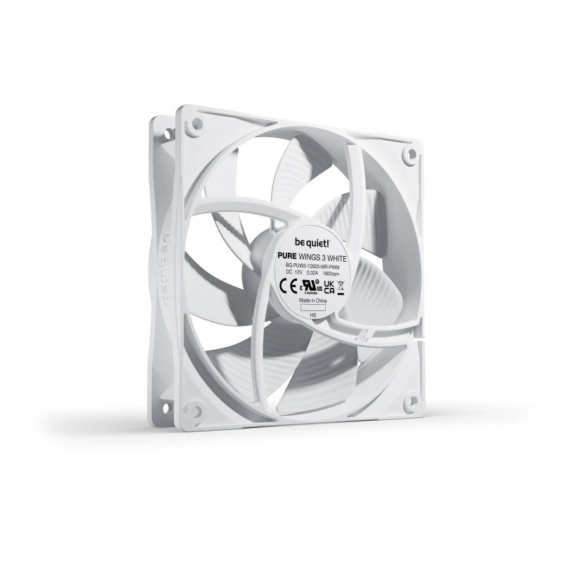 Case Cooler Be quiet Pure Wings 3 120mm PWM BL110 White