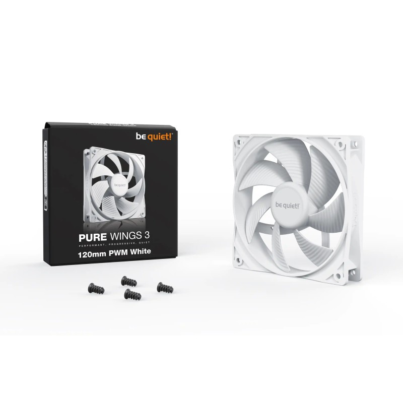 Case Cooler Be quiet Pure Wings 3 120mm PWM BL110 White