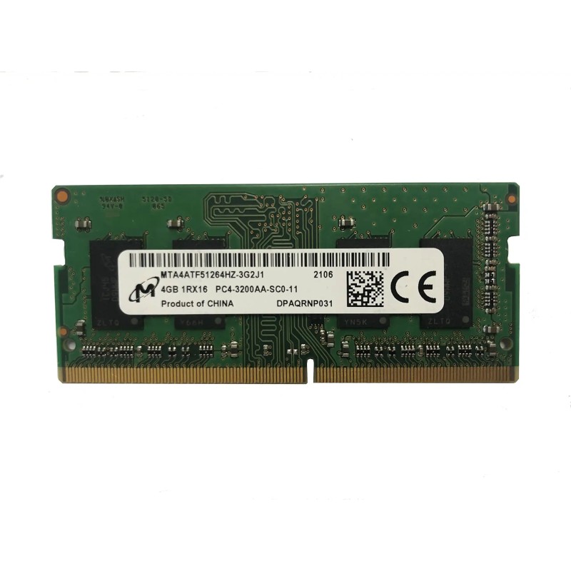 Memorija Sodimm Micron DDR4 4GB PC3200AA MTA4ATF51264HZ-3G2J1 - Bulk