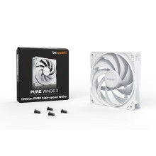 Case Cooler Be quiet Pure Wings 3 120mm PWM high-speed BL111 White