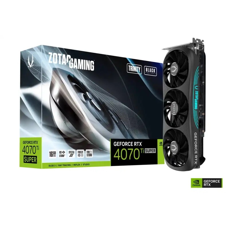 Grafička karta Zotac GAMING GeForce RTX 4070 TiSuper Trinity BlackEdition 16GB DDR6 256bit HDMI/3xDP