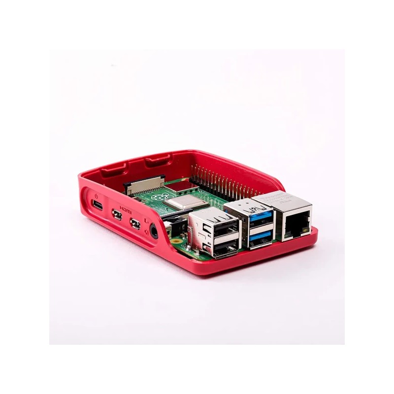 Kućište za Raspberry Pi 4 crveno belo