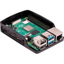 Kućište za Raspberry Pi 4 crno sivo