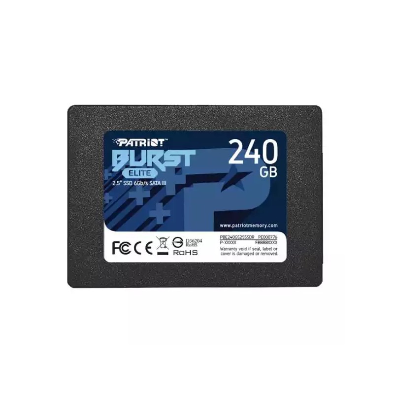 SSD 2.5 SATA3 6Gb/s 240GB Patriot Burst Elite 450MBs/320MBs PBE240GS25SSDR