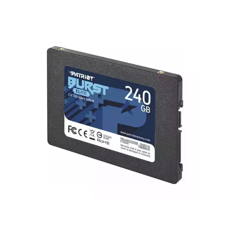 SSD 2.5 SATA3 6Gb/s 240GB Patriot Burst Elite 450MBs/320MBs PBE240GS25SSDR