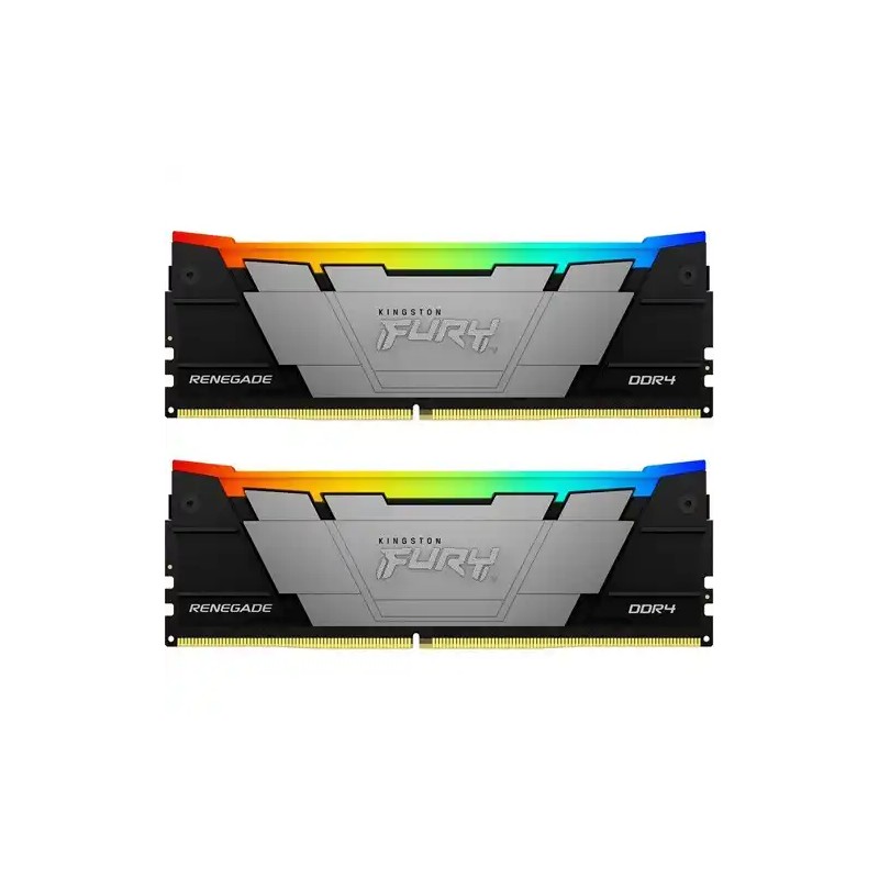 Memorija DDR4 64GB/3200MHz (2x32GB) Kingston Fury Beast RGB KF432C16RB2AK2/64