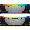 Memorija DDR4 64GB/3200MHz (2x32GB) Kingston Fury Beast RGB KF432C16RB2AK2/64