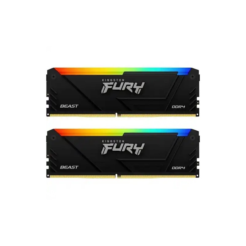 Memorija DDR4 32GB 3200MHz Kingston Fury Beast RGB KF432C16BB12AK2/32