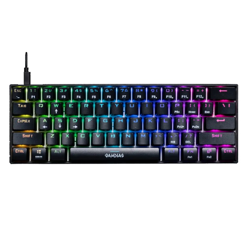 Tastatura Gamdias Hermes E3 RGB mehanička, crna,brown switch