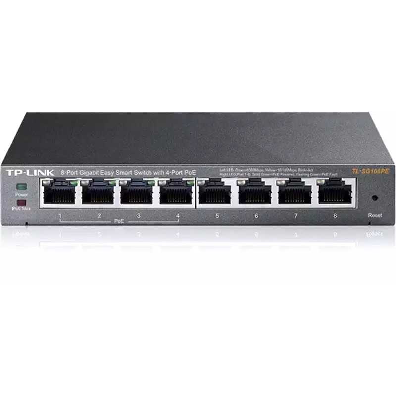 Svič smart 10/100/1000 8-port TP-Link TL-SG108PE/4 PoE