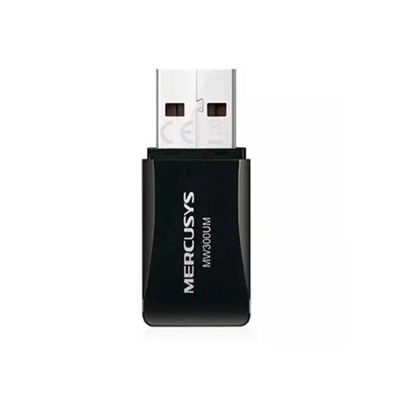 Wireless USB mrežna kartica Mercusys MW300UM N300/2.4GHz/mini usb