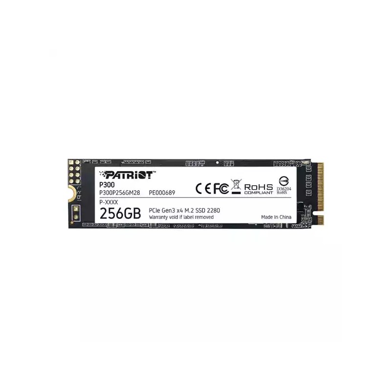 SSD M.2 NVMe 256GB Patriot P300 1700MBs/1100MBs P300P256GM28