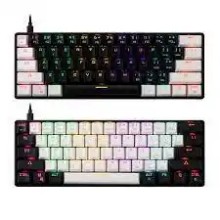 Tastatura Gamdias Aura GK2 Mehanička 60% RGB belo/crna