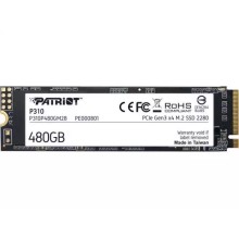 SSD M.2 NVMe 480GB Patriot P310 1700MBs/1500MBs P310P480GM28