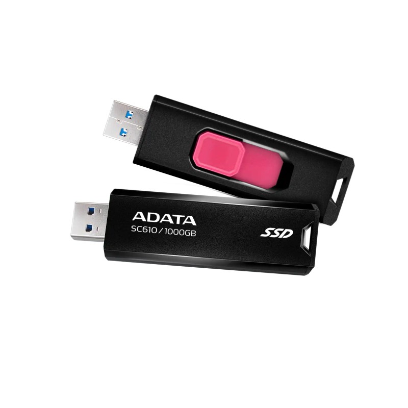 Eksterni USB SSD Stick Adata SC610-1000G-CBK/RD 1TB Black