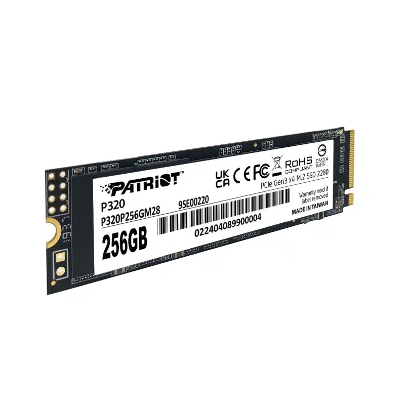 SSD M.2 NVMe 256GB Patriot P320 2200MBs/1200MBs P320P256GM28