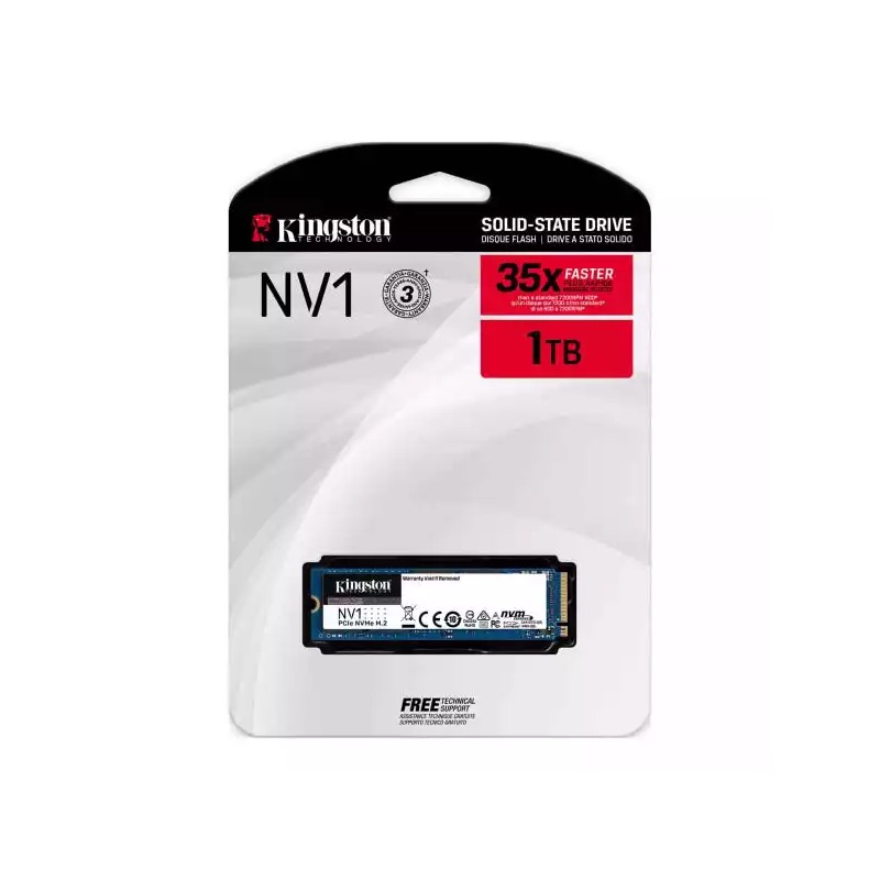 SSD M.2 NVME 1TB Kingston SNV2S/1000G 3500MBs/2100MBs