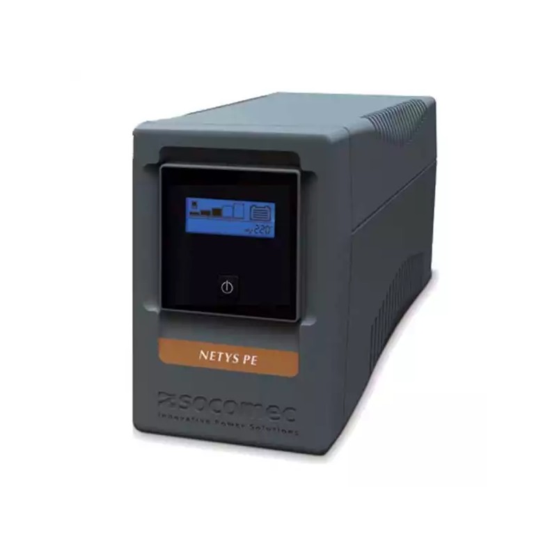 UPS Socomec NeTYS PE 1500VA/900W 230V 50/60Hz AVR, Step wave, LCD displej, RJ45, 1xUSB