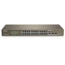 Svič 10/100 24-Port Tenda TEF1026F + 2 Gigabit Base-X SFP ports