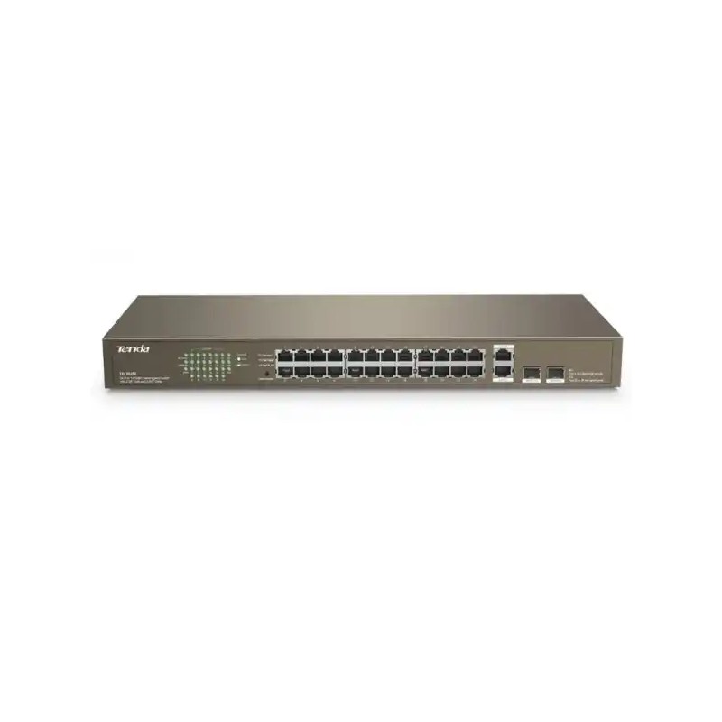 Svič 10/100 24-Port Tenda TEF1026F + 2 Gigabit Base-X SFP ports