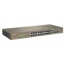 Svič 10/100 24-Port Tenda TEF1026F + 2 Gigabit Base-X SFP ports