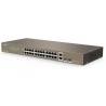 Svič 10/100 24-Port Tenda TEF1026F + 2 Gigabit Base-X SFP ports