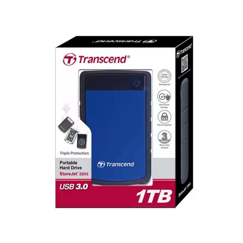 Eksterni hard disk 1TB Transcend TS1TSJ25H3B