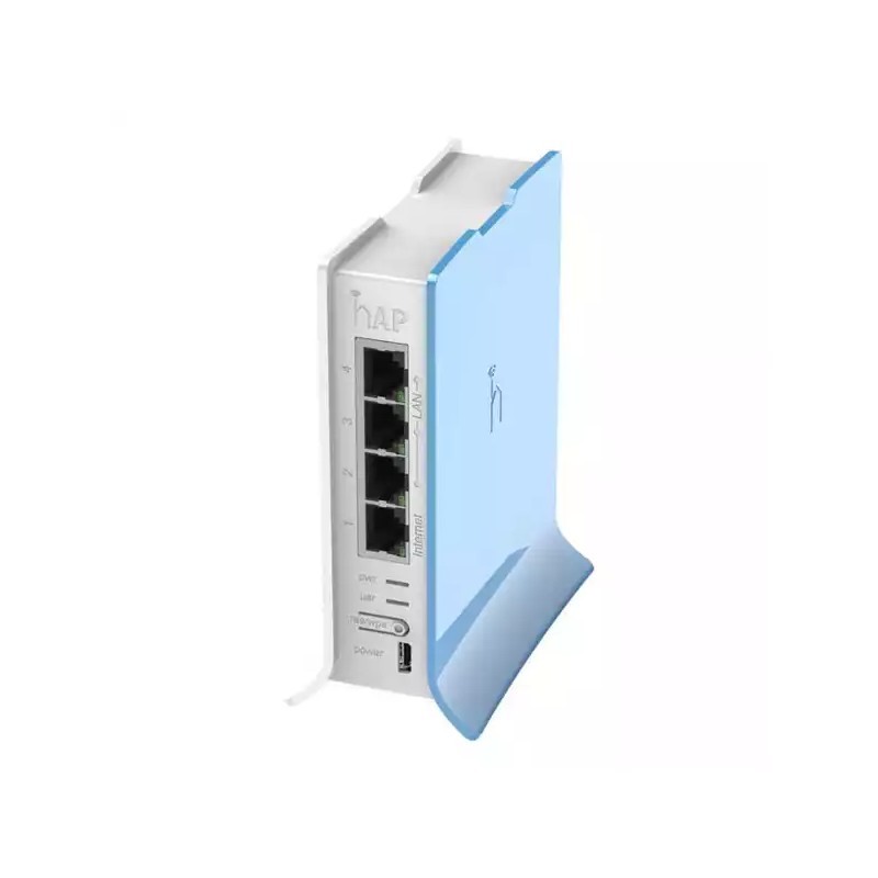 MikroTik RB941-2nD-TC hAP lite WiFi 2.4GHz ruter 300Mb/s 802.11n MIMO sa 4x10/100Mb/s LAN/WAN, VPN r