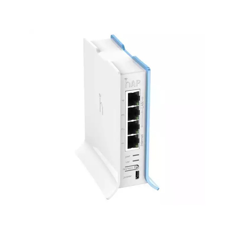 MikroTik RB941-2nD-TC hAP lite WiFi 2.4GHz ruter 300Mb/s 802.11n MIMO sa 4x10/100Mb/s LAN/WAN, VPN r