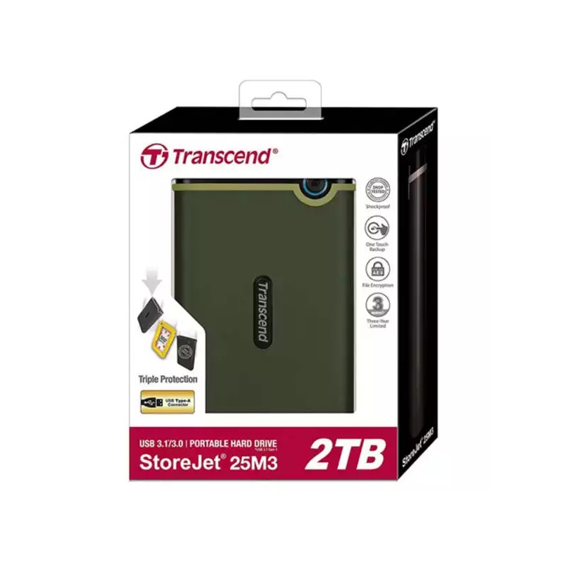 Eksterni hard disk 2TB Transcend TS2TSJ25M3G 3.1