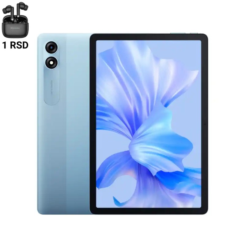 Tablet 10.92 Blackview Tab 90 4G LTE Dual sim 800x1280 HD IPS/8GB/128GB/13MP-8MP/Android 14/plavi