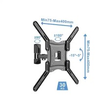 Nosač za TV Kettz TVN-6602 17-56/vesa 400x400/30kg/zglobni