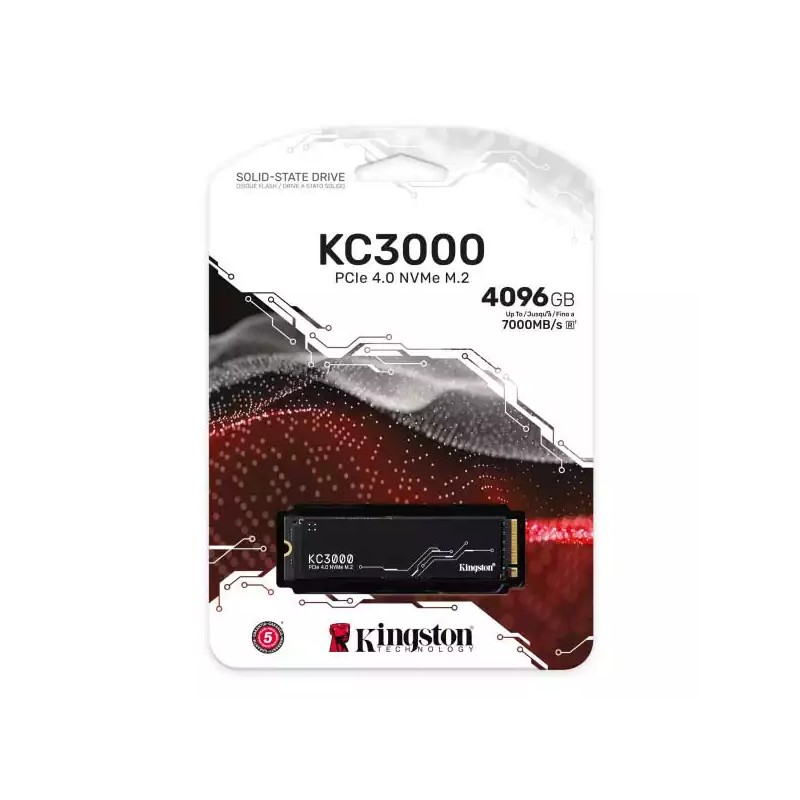 SSD M.2 NVMe 4TB Kingston SKC3000D/4096G 7000MBs/7000MBs