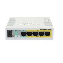 MikroTik RB260GSP / CSS106-1G-4P-1S PoE upravljiv svič sa 5 x Gigabit 10/100/1000Mb/s port (4 Passiv