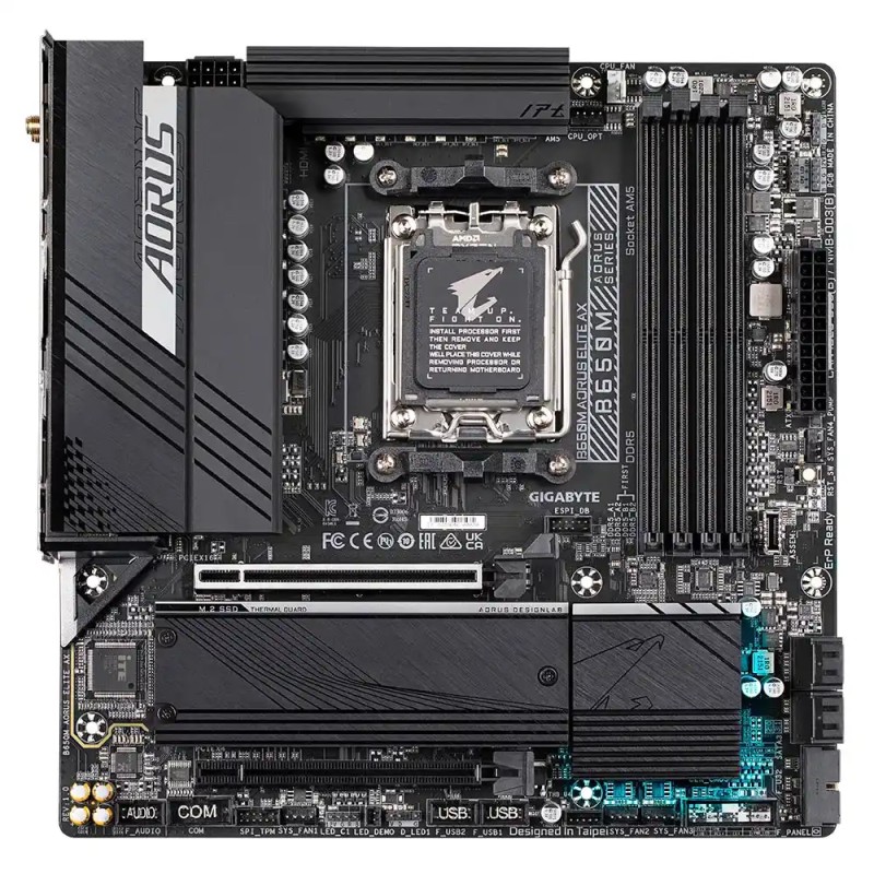 Matična ploča AM5 Gigabyte B650M AORUS ELITE AX DP/M.2/DDR5