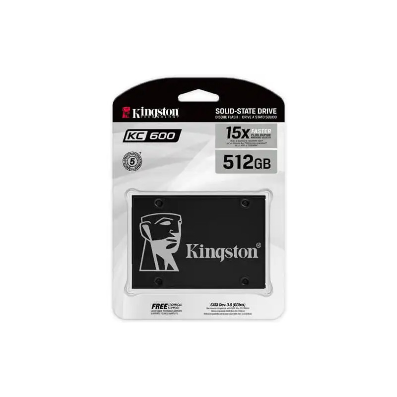 SSD 2.5 SATA3 512GB Kingston SKC600/512G